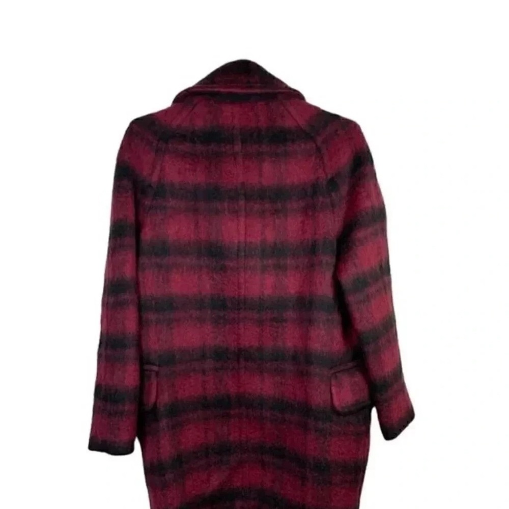 Coach Women Plaid Peacoat Jacket Cranberry Red Wool
Blend MRSP$675, like new - Picture 4 of 5